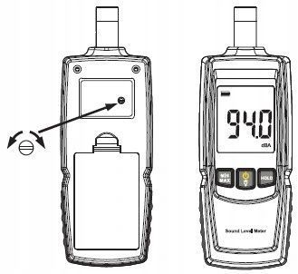 Фото Цифровий шумомір - децибелометр вимірювач рівня шуму LCD BENETECH GM1352 GM1352,