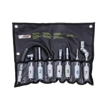 Photo Grease gun adapter and coupler set 7 pcs G.I.KRAFT K-410 K-410,