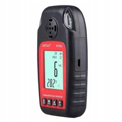 Photo Flammable gas concentration detector &ndash; exhaust gas LCD display WINTACT WT8823 WT8823,