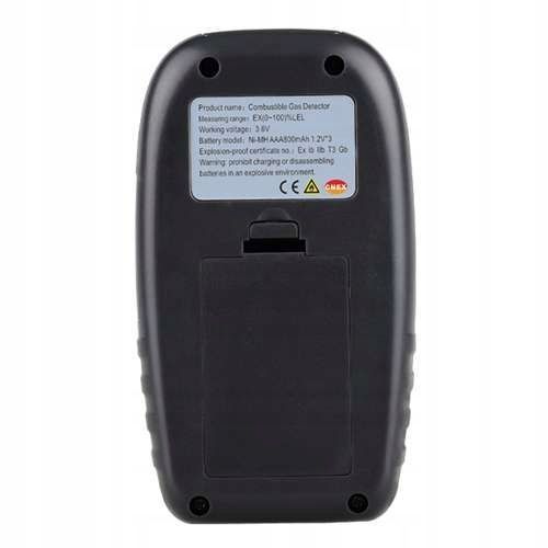 Photo Flammable gas concentration detector &ndash; exhaust gas LCD display WINTACT WT8823 WT8823,