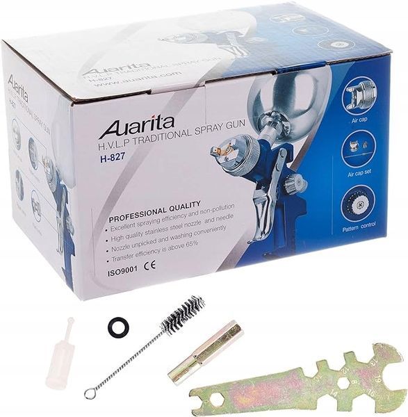 Photo Paint spray gun hvlp 1.7 mm AUARITA H-827B-1.7 H-827B-1.7,