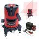 Photo Red 3d cross laser level 15 m 5 lines PROTESTER LL605R LL605R, view 2,