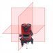 Photo Red 3d cross laser level 15 m 5 lines PROTESTER LL605R LL605R, view 1,
