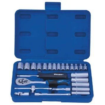 Photo Socket and bit tool set 1/4" with ratchet 26 pcs STANDART ST-1426 ST-1426,