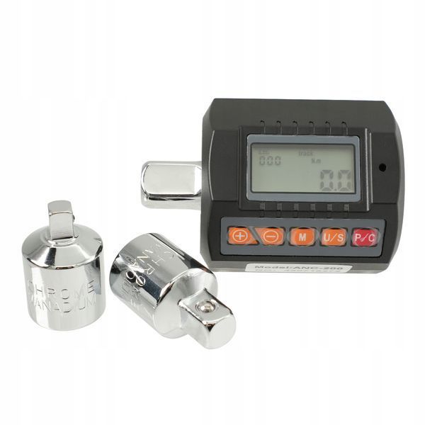 Photo Digital bidirectional torque adapter 1/2" (with 3/8" and 1/4" adapters) 20&ndash;200 nm PROTESTER ANC-200 ANC-200,