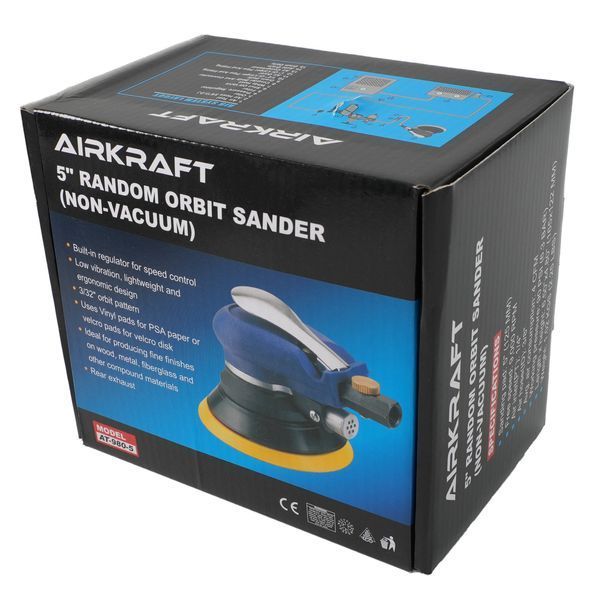 Photo Pneumatic orbital sander 125 mm pad AIRKRAFT AT-980-5 AT-980-5,