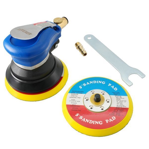 Photo Pneumatic orbital sander 125 mm pad AIRKRAFT AT-980-5 AT-980-5,