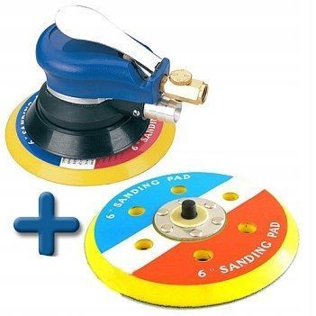 Photo Pneumatic orbital sander 150 mm kit AIRKRAFT AT-980-6V AT-980-6V,