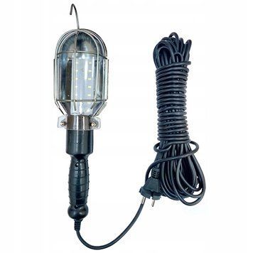 Zdjęcie Sieciowa warsztatowa latarka led-owa z hakiem lampa kabel 15 m lampa 220v STANDART PGS-15M  PGS-15M,