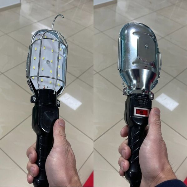 Фото Переносна LED-лампа з гаком, кабель 15 м, лампа 220V STANDART PGS-15M PGS-15M,