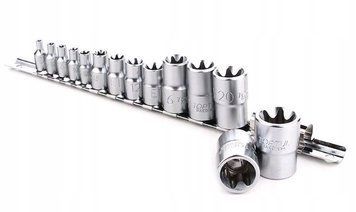 Photo Socket set 14 pcs internal E4&ndash;E24 TORX sockets TOPTUL GAAR1402 GAAR1402,
