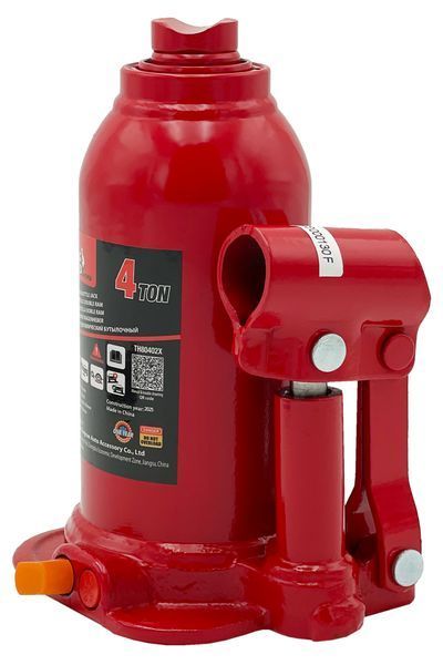 Photo Low-profile two-stage hydraulic bottle jack 4 t 170&ndash;410 mm TORIN TH80402X TH80402X,