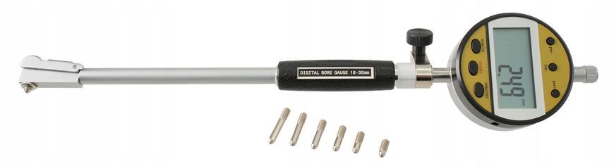 Photo Digital bore gauge with indicator 18&ndash;35 mm PROTESTER 5336-35 5336-35,