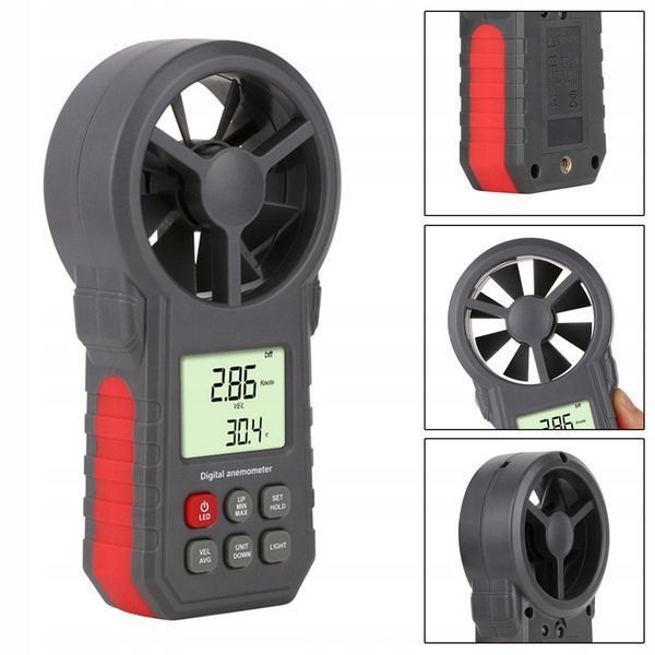 Photo Anemometer &ndash; wind and temperature meter for air conditioning WINTACT WT87A WT87A,