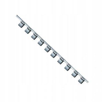 Zdjęcie Uchwyt szyna listwa na nasadki klucze nasadowe 1/2" x 560 mm 16 szt. TOPTUL BKAC1616 BKAC1616,