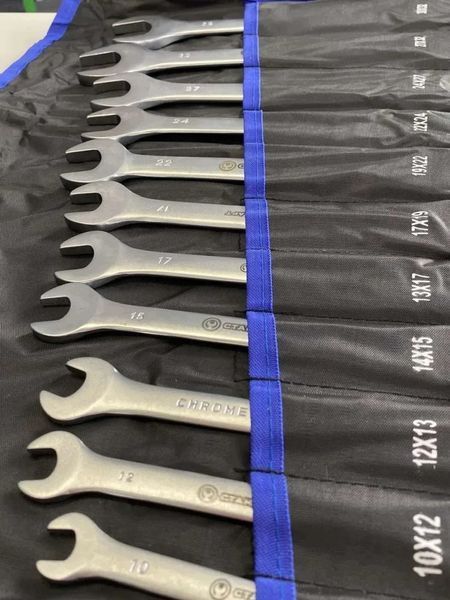 Zdjęcie Zestaw kluczy płasko-oczkowych 11 szt 8-32 mm etui STANDART NKR11STA-S NKR11STA-S,
