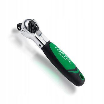 Photo 1/4" x 1/2" ratchet with 360&deg; rotating head 72 teeth 160 mm TOPTUL CJMM1616 CJMM1616,