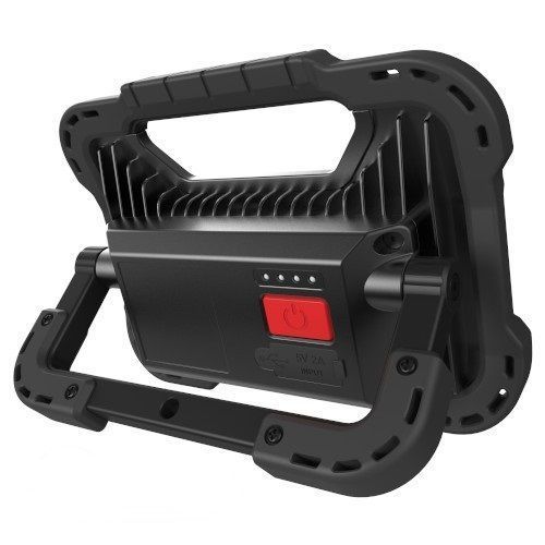 Photo Portable floodlight 20W COB rechargeable 5000 mAh with power bank G.I.KRAFT FL-2001W FL-2001W,