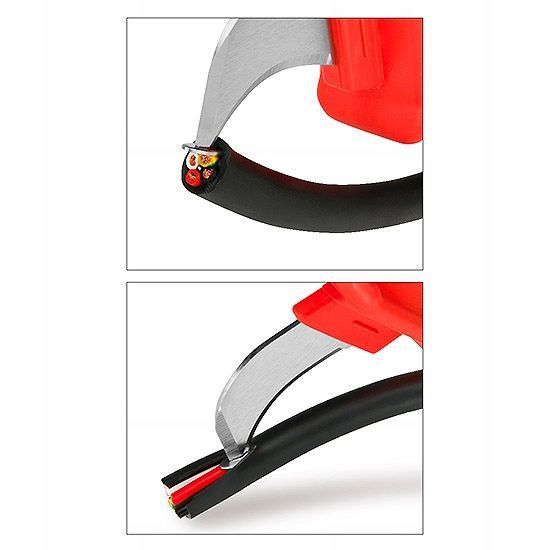 Photo Insulated hook knife for stripping insulation 190 mm 1000 V VDE TOPTUL SFAB5020V4 SFAB5020V4,