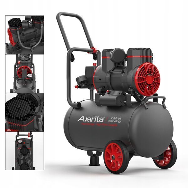 Фото Безмасляний компресор 24 л 8 бар 220V сепаратор AUARITA 2-1450F24-220 2-1450F24-220,