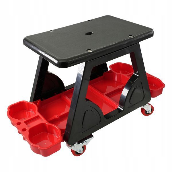 Photo Workshop stool with tool shelf on wheels G.I.KRAFT GI36001 GI36001,