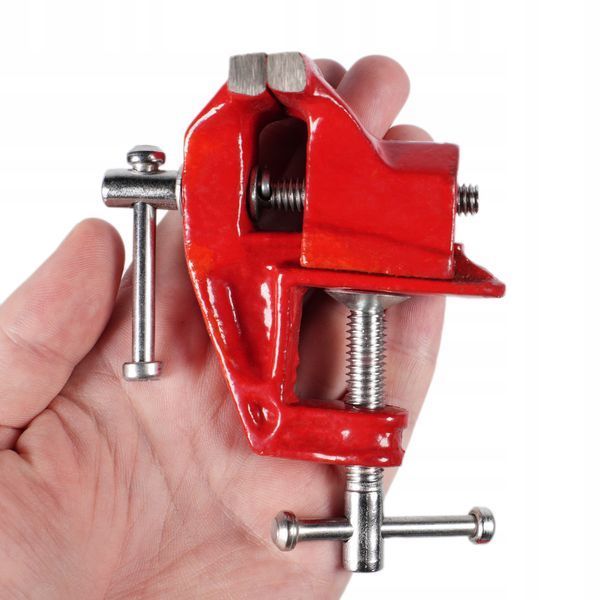 Photo Model bench vise 40 mm mini clamp steel metal small STANDART TSC40 TSC40,