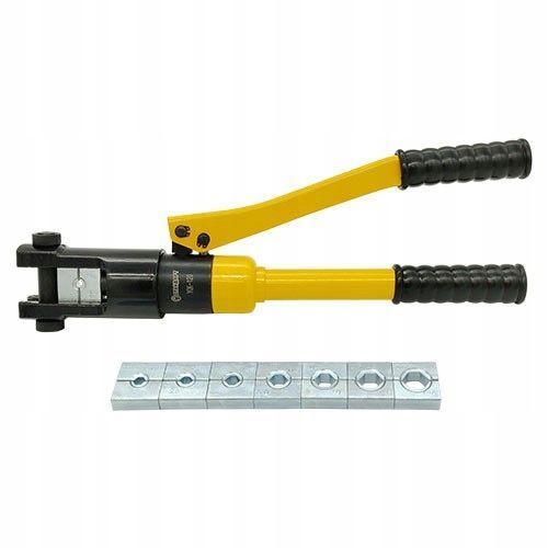 Zdjęcie Zaciskarka hydrauliczna praska do kabli 10-120 mm&sup2; przewod&oacute;w matryce STANDART HCRT0120 HCRT0120,
