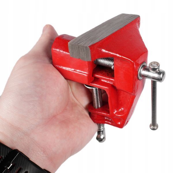 Photo Model bench vise 75 mm mini clamp steel metal small STANDART TSC75 TSC75,