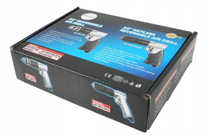 Zdjęcie Wiertarko-wkrętarka pneumatyczna 3/8&Prime; AIRKRAFT AT-4031KLB AT-4031KLB,