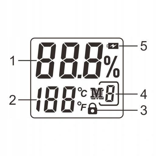 Photo Moisture meter &mdash; wood, concrete, brick, gypsum, plaster, lcd WINTACT WT660 WT660,