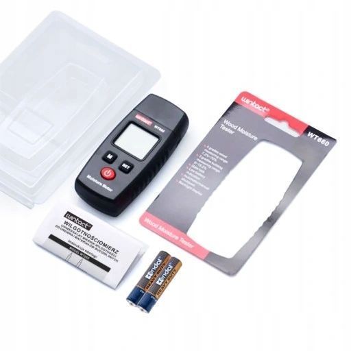 Photo Moisture meter &mdash; wood, concrete, brick, gypsum, plaster, lcd WINTACT WT660 WT660,