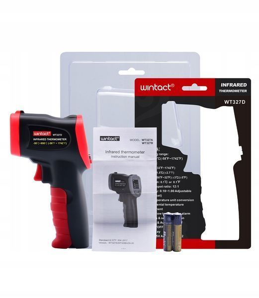 Photo Infrared non-contact laser thermometer pyrometer -50&hellip;+950&deg;C WINTACT WT327D WT327D,