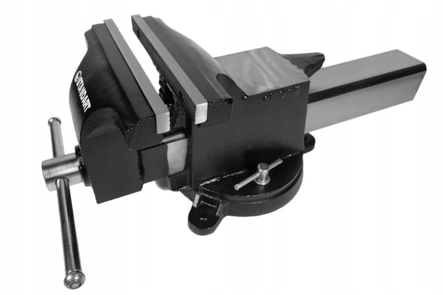 Photo Steel bench vise 150 mm swivel base with anvil 360&deg; STANDART TSSHD6SW TSSHD6SW,