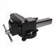 Photo Steel bench vise 200 mm swivel base with anvil 360&deg; STANDART TSSHD8SW TSSHD8SW, view 1,