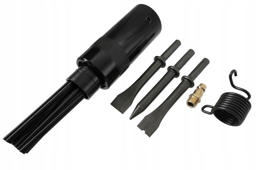 Photo Pneumatic needle scaler 2-in-1 with 3 chisels needle head AIRKRAFT AT-8039DA AT-8039DA,