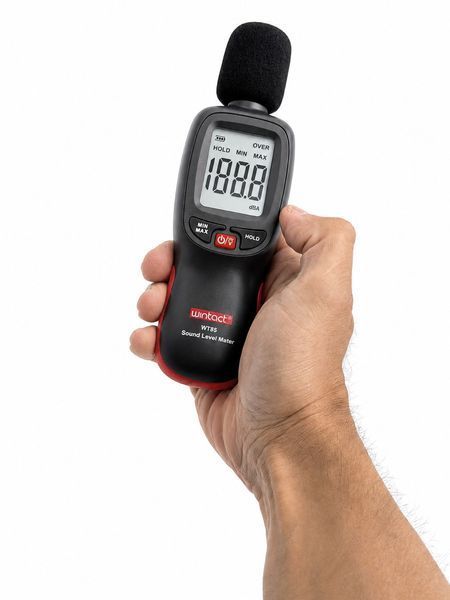 Zdjęcie Decybelomierz sonometr 30 - 130 db miernik dźwięku WINTACT WT85 WT85,