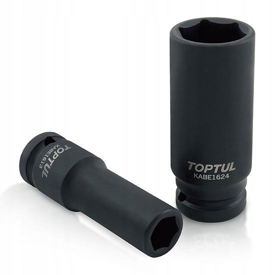 Zdjęcie Zestaw nasadek udarowych długie 1/2" 10-32 mm 14 el CR-MO TOPTUL GDAD1401 GDAD1401,