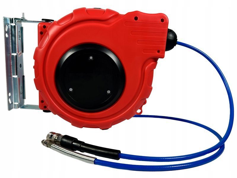 Photo 5x8 mm 15 m auto-rewind pneumatic hose on reel AIRKRAFT AHC-34A AHC-34A,