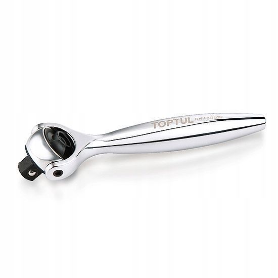 Photo Mini ratchet 1/4" with 180&deg; swivel joint 90 teeth 95 mm TOPTUL CHKX0810 CHKX0810,