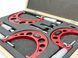 Photo Outside micrometer set 4 pcs 0-100 mm in case PROTESTER SMOM0100 SMOM0100, view 2,