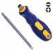 Photo Double-ended screwdriver ph2 and sl 6 mm 2-in-1 (cross and flat) STANDART DFS0602  DFS0602, view 2,