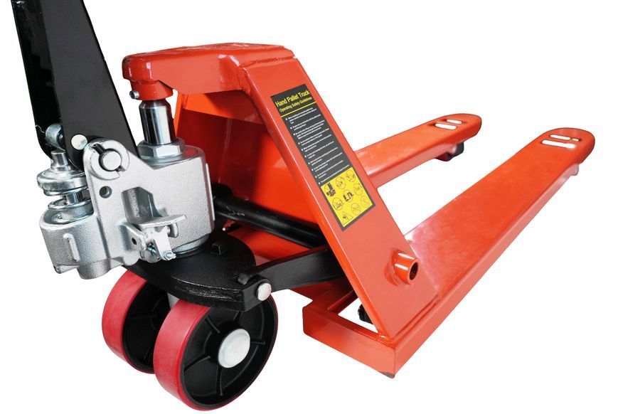 Photo Manual hydraulic pallet truck 3 t 1150&times;685 mm PU polyurethane wheels POWERLIFT HPT30GP-LB HPT30GP-LB,