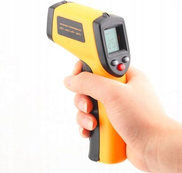 Zdjęcie Pirometr termometr bezkontaktowy laserowy bezdotykowy podczerwień -50 +400&deg;C BENETECH GM320 GM320,