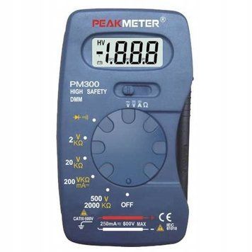 Photo Digital electric current multimeter LCD pocket PEAKMETER PM300 PM300,