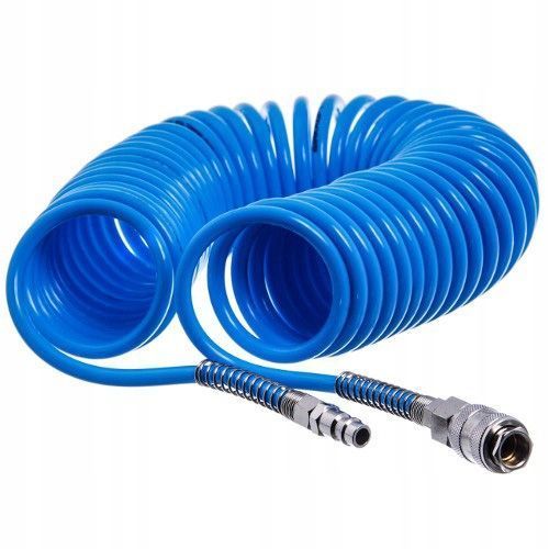 Zdjęcie Wąż przew&oacute;d 6.5x10 mm 15 m spiralny poliuretanowy pneumatyczny do kompresora AIRKRAFT AHC46-G AHC46-G,