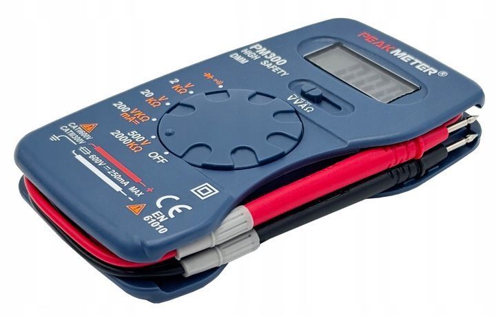 Photo Digital electric current multimeter LCD pocket PEAKMETER PM300 PM300,