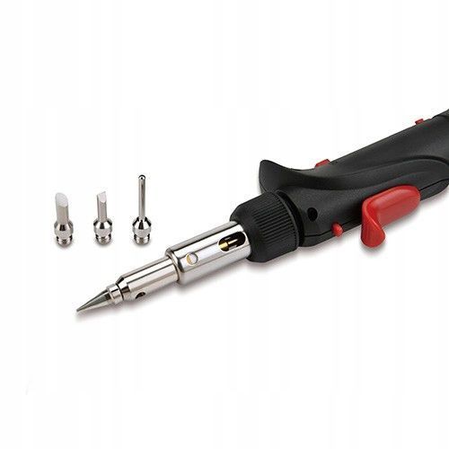 Photo Gas soldering iron burner heat gun 150 W with a set of 8 nozzles TOPTUL EGAE0801 EGAE0801,