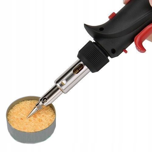 Photo Gas soldering iron burner heat gun 150 W with a set of 8 nozzles TOPTUL EGAE0801 EGAE0801,
