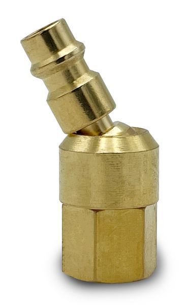 Photo Pneumatic quick coupling 1/4" 360&deg; swivel adapter male type articulated AIRKRAFT W1-1-4 W1-1-4,
