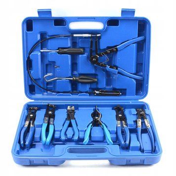 Photo Pliers set for band clamps and retaining rings 10 pcs G.I.KRAFT GI-14-0001 GI-14-0001,
